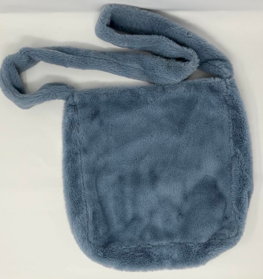 Blue Furry Shoulder bag